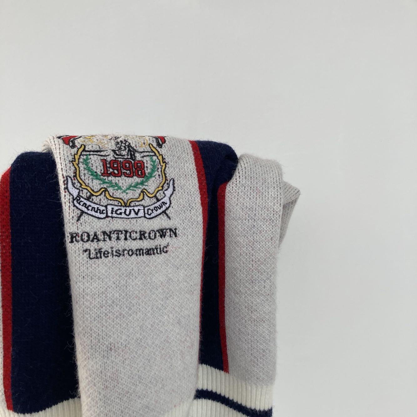 Knitted Loose Embroidered Vest College Style Girl Autumn And Winter Jacket Sweater