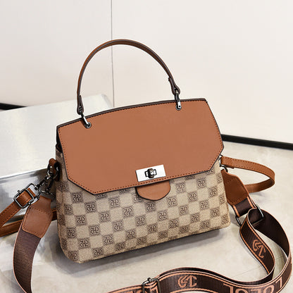 Fashion Versatile Color-block Women's Shoulder Bag