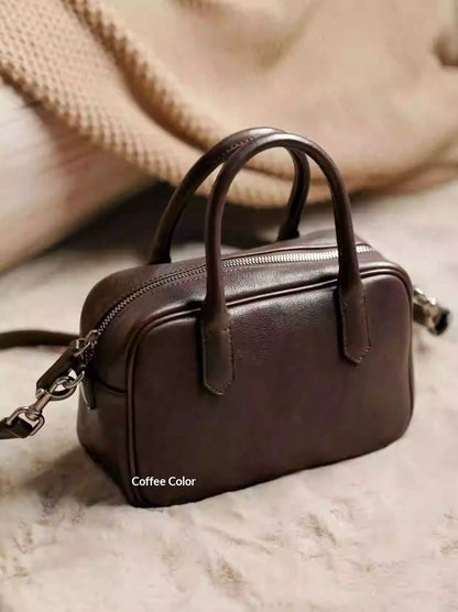 Vegetable-tanned Cowhide Casual Women's Shoulder Bag