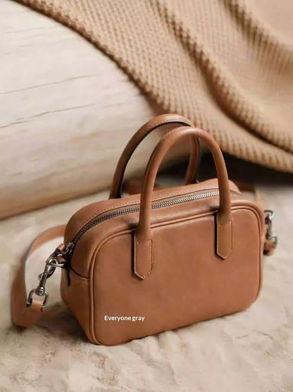 Vegetable-tanned Cowhide Casual Women's Shoulder Bag