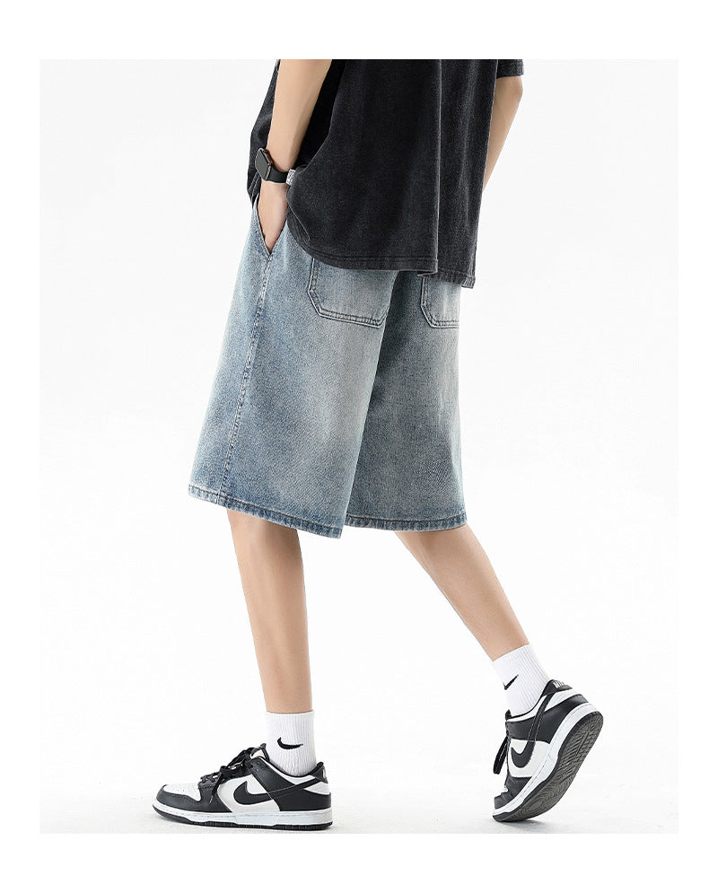 Denim Shorts Men's Summer Outerwear